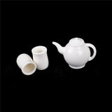 Multiple Tea Set Teapot Cup 1: 12 Tableware Kitchen Dollhouse Furniture Miniature Dining Ware Toy Baby Children Toys