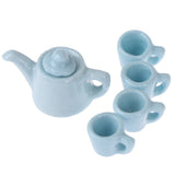 Multiple Tea Set Teapot Cup 1: 12 Tableware Kitchen Dollhouse Furniture Miniature Dining Ware Toy Baby Children Toys