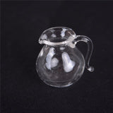 1/12 Scale Doll House Miniature Metal Ceramic Tea Doll House Furniture Miniature Dining Ware Toy Teapot Cup Plate